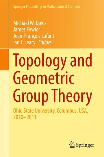 Cover of Topology and Geometric Group Theory