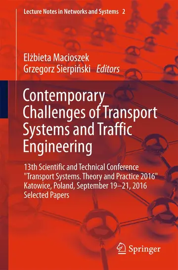 Cover of Contemporary Challenges of Transport Systems and Traffic Engineering