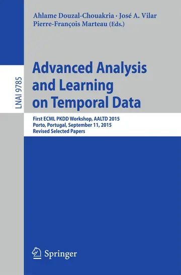 Cover of Advanced Analysis and Learning on Temporal Data