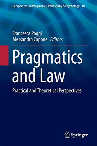 Cover of Pragmatics and Law