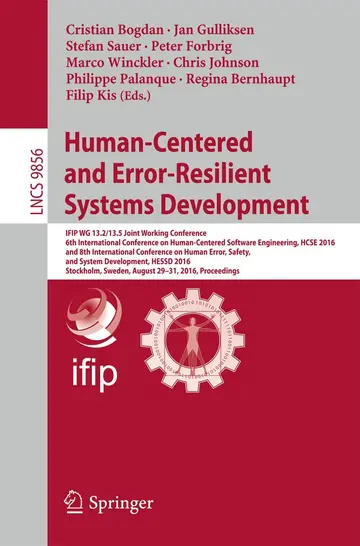 Cover of Human-centered and Error-resilient Systems Development