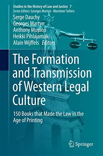 Cover of The Formation and Transmission of Western Legal Culture