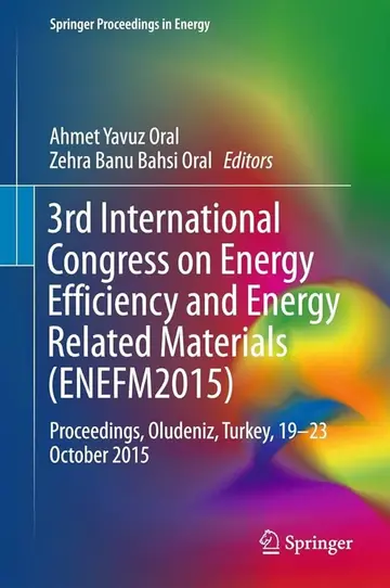 Cover of 3rd International Congress on Energy Efficiency and Energy Related Materials