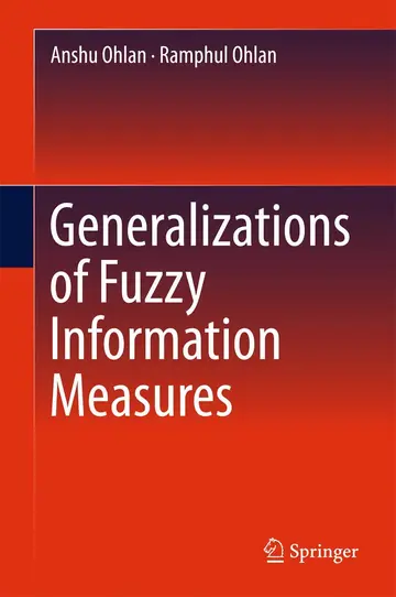 Cover of Generalizations of Fuzzy Information Measures