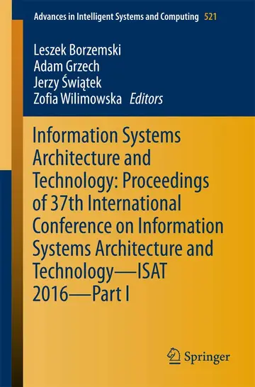 Cover of Information Systems Architecture and Technology