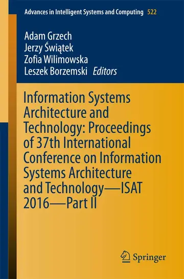 Cover of Information Systems Architecture and Technology