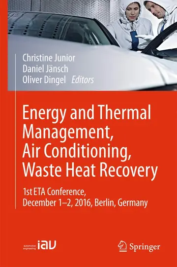 Cover of Energy and Thermal Management, Air Conditioning, Waste Heat Recovery