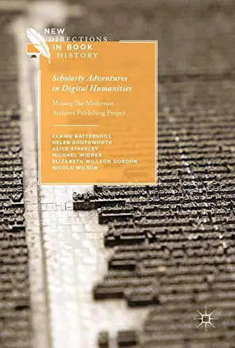 Cover of Scholarly Adventures in Digital Humanities