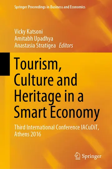 Cover of Tourism, Culture and Heritage in a Smart Economy