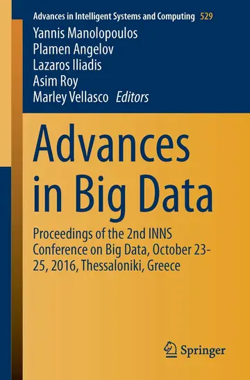 Cover of Advances in Big Data