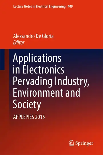 Cover of Applications in Electronics Pervading Industry, Environment and Society