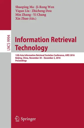 Cover of Information Retrieval Technology