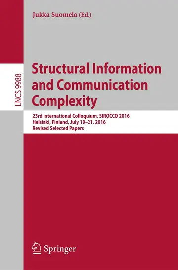 Cover of Structural Information and Communication Complexity