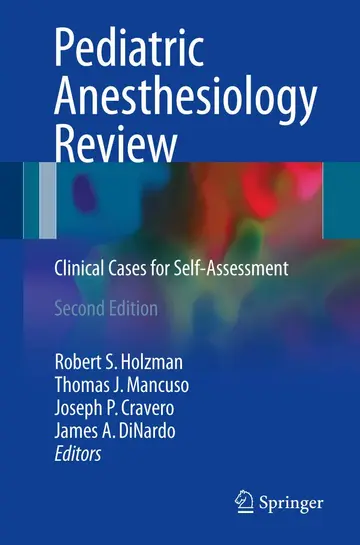 Cover of Pediatric Anesthesiology Review
