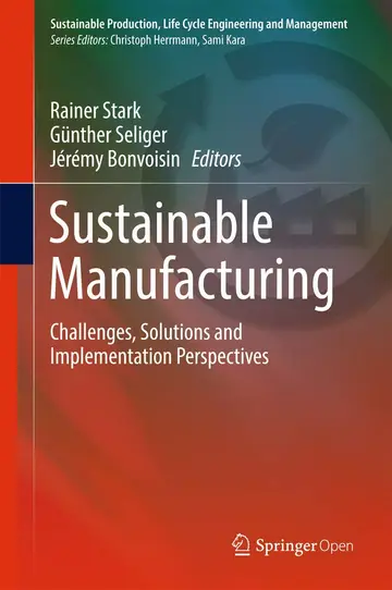 Cover of Sustainable Manufacturing