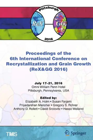 Cover of Proceedings of the 6th International Conference on Recrystallization and Grain Growth