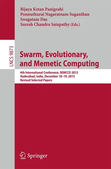 Cover of Swarm, Evolutionary, and Memetic Computing
