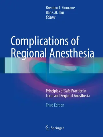 Cover of Complications of Regional Anesthesia