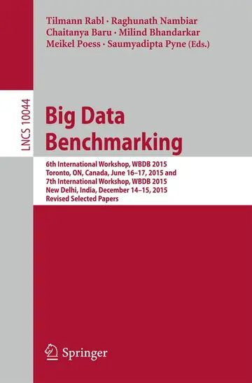 Cover of Big Data Benchmarking