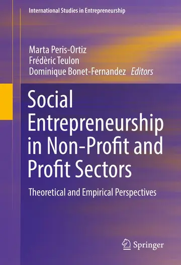 Cover of Social Entrepreneurship in Non-Profit and Profit Sectors