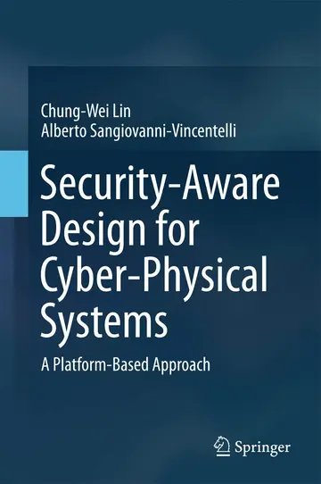 Cover of Security-Aware Design for Cyber-Physical Systems