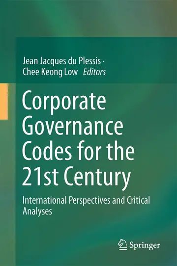 Cover of Corporate Governance Codes for the 21st Century
