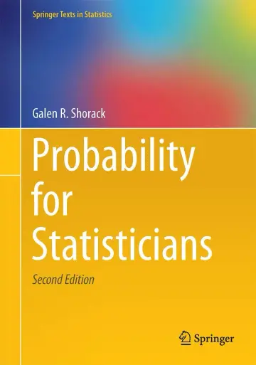 Cover of Probability for Statisticians