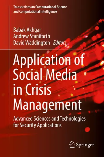 Cover of Application of Social Media in Crisis Management