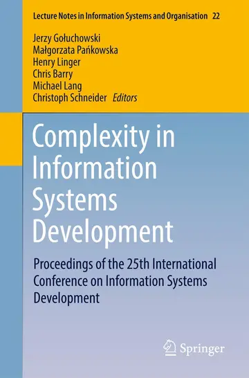 Cover of Complexity in Information Systems Development