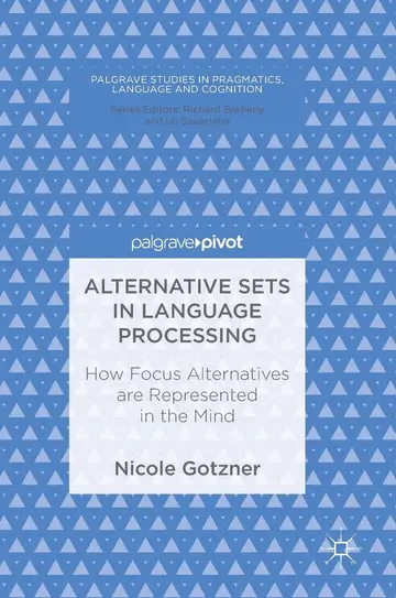 Cover of Alternative Sets in Language Processing