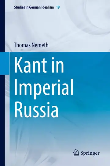 Cover of Kant in Imperial Russia