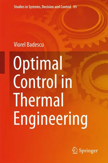 Cover of Optimal Control in Thermal Engineering