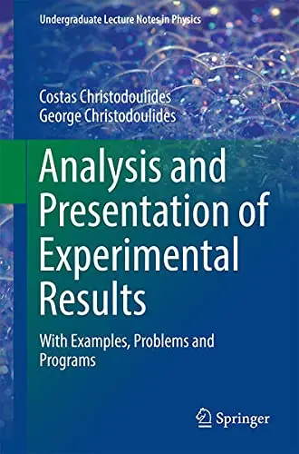 Cover of Analysis and Presentation of Experimental Results