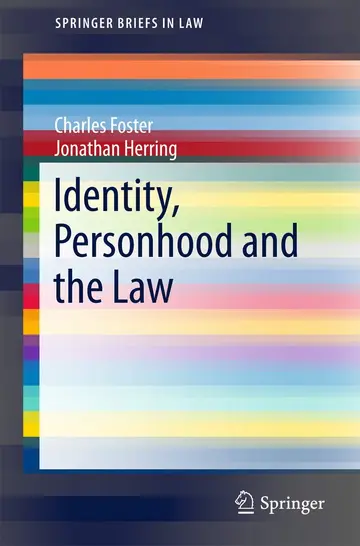 Cover of Identity, Personhood and the Law
