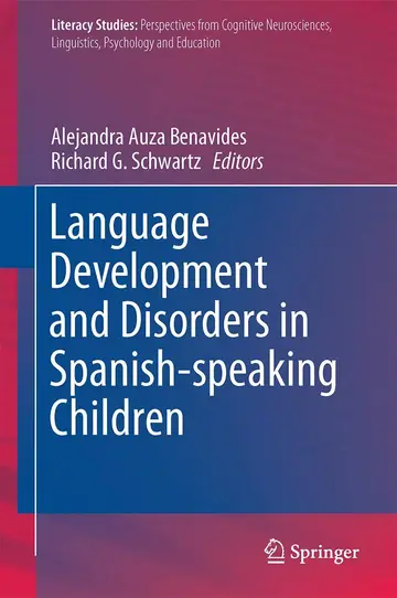 Cover of Language Development and Disorders in Spanish-speaking Children