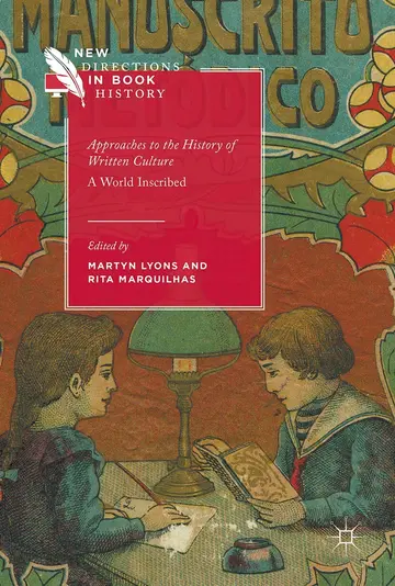 Cover of Approaches to the History of Written Culture