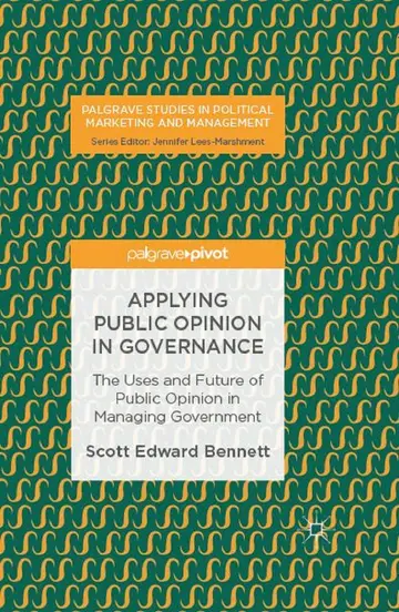 Cover of Applying Public Opinion in Governance