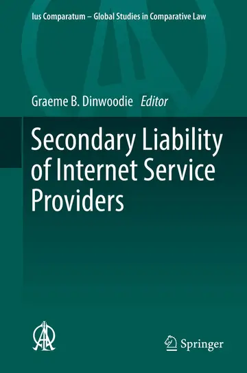 Cover of Secondary Liability of Internet Service Providers