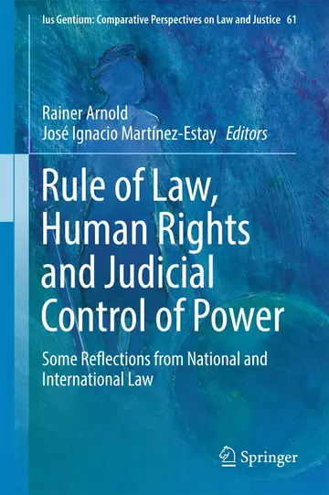 Cover of Rule of Law, Human Rights and Judicial Control of Power