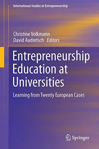 Cover of Entrepreneurship Education at Universities