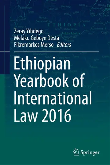 Cover of Ethiopian Yearbook of International Law 2016