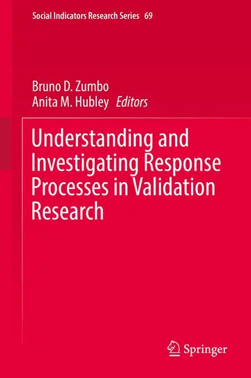 Cover of Understanding and Investigating Response Processes in Validation Research