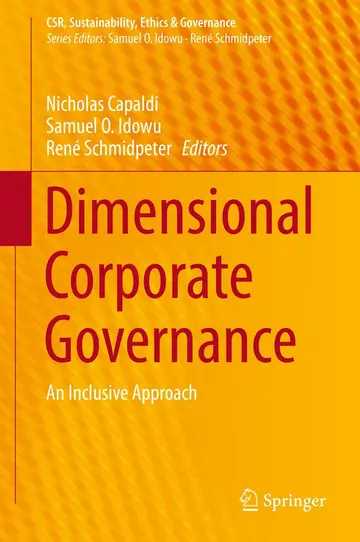 Cover of Dimensional Corporate Governance