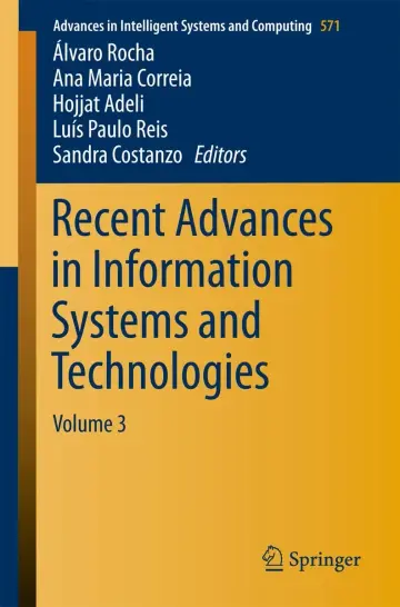Cover of Recent Advances in Information Systems and Technologies