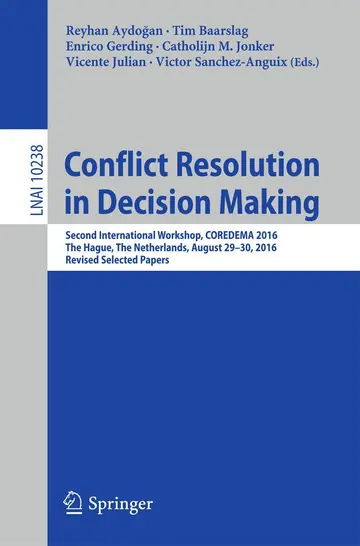 Cover of Conflict Resolution in Decision Making