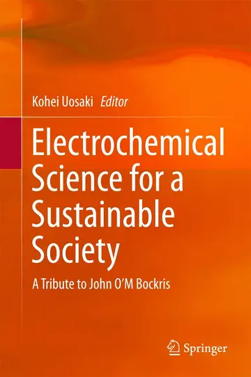 Cover of Electrochemical Science for a Sustainable Society