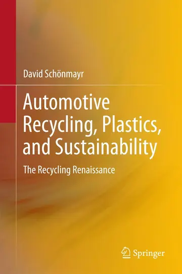 Cover of Automotive Recycling, Plastics, and Sustainability