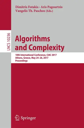 Cover of Algorithms and Complexity