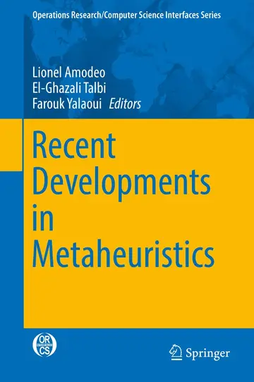 Cover of Recent Developments in Metaheuristics
