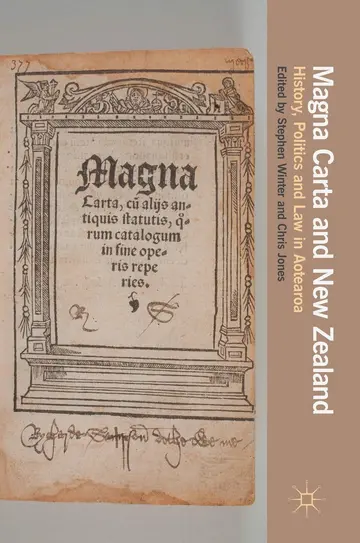 Cover of Magna Carta and New Zealand